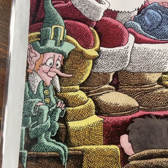 2013 Gahan Wilson Playboy Magazine Cartoon Santa Elf Christmas 8" x 11" - Picture 3 of 6